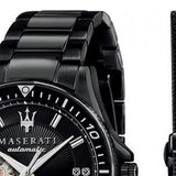 Maserati SFIDA Automatic Black Special Edition 44mm Watch For Men - R8823140005