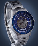 Maserati SFIDA Automatic Blue Dial Silver Steel Strap Watch For Men - R8823140001