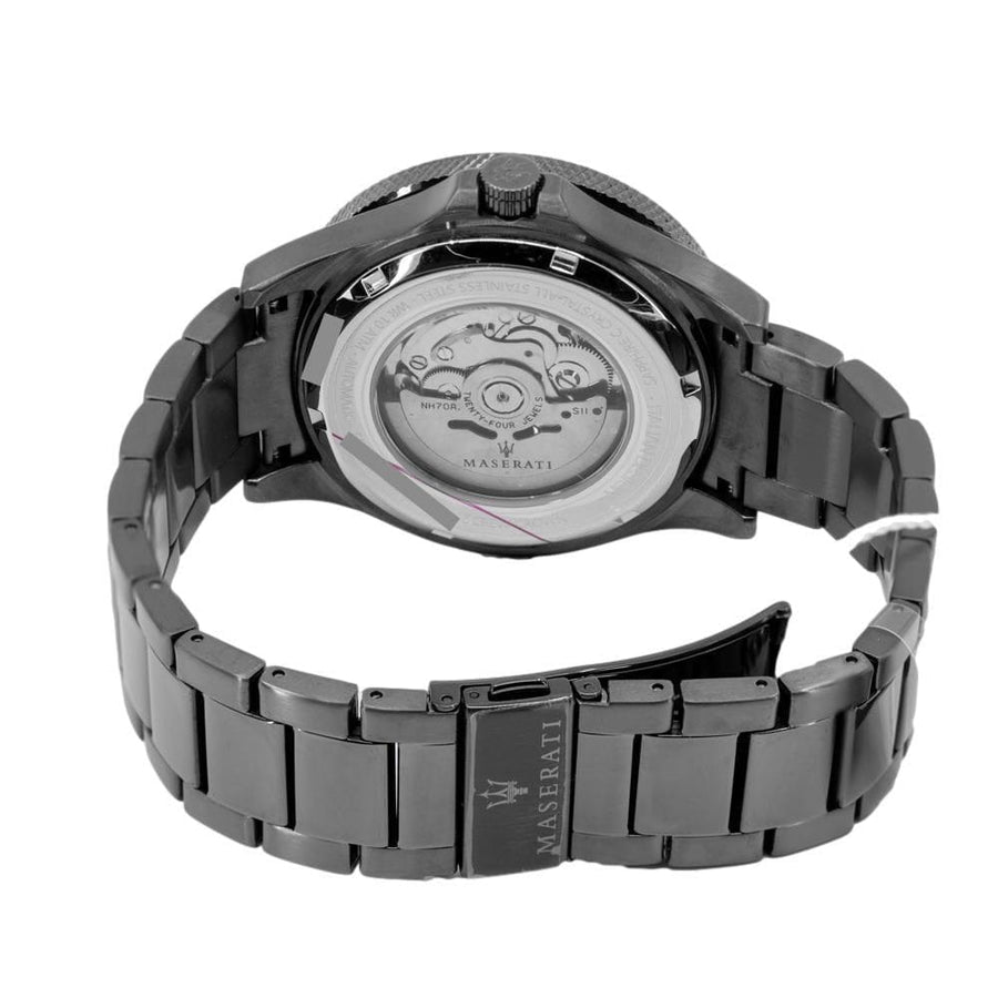 Maserati SFIDA Automatic Blue Dial Silver Steel Strap Watch For Men - R8823140001