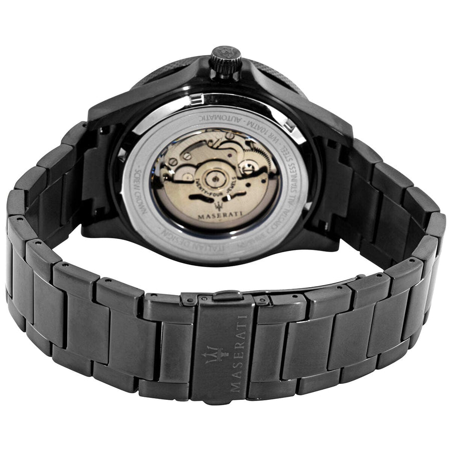 Maserati SFIDA Automatic Blue Dial Silver Steel Strap Watch For Men - R8823140001