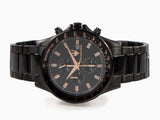 Maserati SFIDA Chronograph Black Dial Black Steel Strap Watch For Men - R8873640011