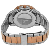 Maserati SFIDA Chronograph Black Dial Two Tone Steel Strap Watch For Men - R8873640002