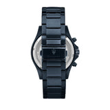 Maserati SFIDA Chronograph Blue Dial Blue Steel Strap Watch For Men - R8873640023