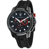 Maserati SFIDA Chronograph Quartz Stainless Steel Black Dial Watch For Men - R8851123007