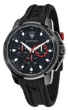 Maserati SFIDA Chronograph Quartz Stainless Steel Black Dial Watch For Men - R8851123007
