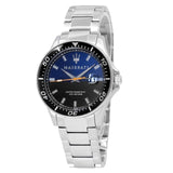 Maserati SFIDA Quartz Bue Dial Stainless Steel Watch For Men - R8853140001