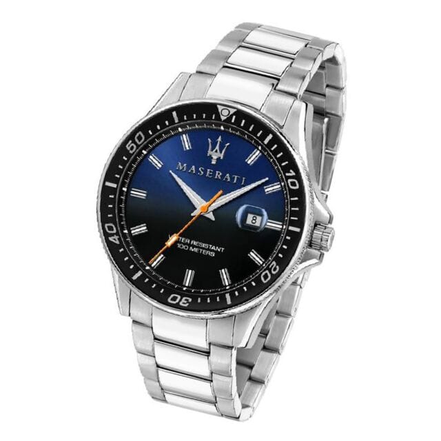 Maserati SFIDA Quartz Bue Dial Stainless Steel Watch For Men - R8853140001