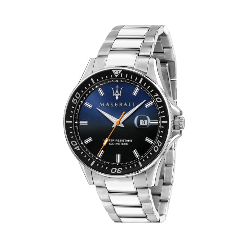 Maserati SFIDA Quartz Bue Dial Stainless Steel Watch For Men - R8853140001