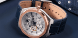 Maserati Stile Automatic Limited Edition White Dial Blue Leather Strap Watch For Men - R8821142001