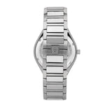 Maserati Stile Skeleton Automatic Black Dial Silver Steel Strap Watch For Men - R8823142002