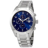 Maserati Traguardo Blue Dial Silver Steel Strap Watch For Men - R8853112505