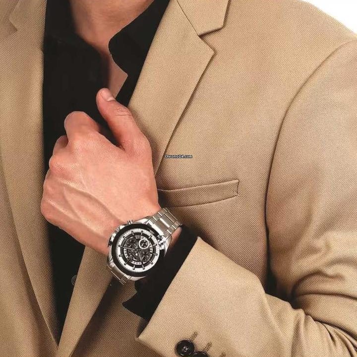 Maserati Traguardo Chronograph Black Dial Silver Steel Strap Watch For Men - R8873612059