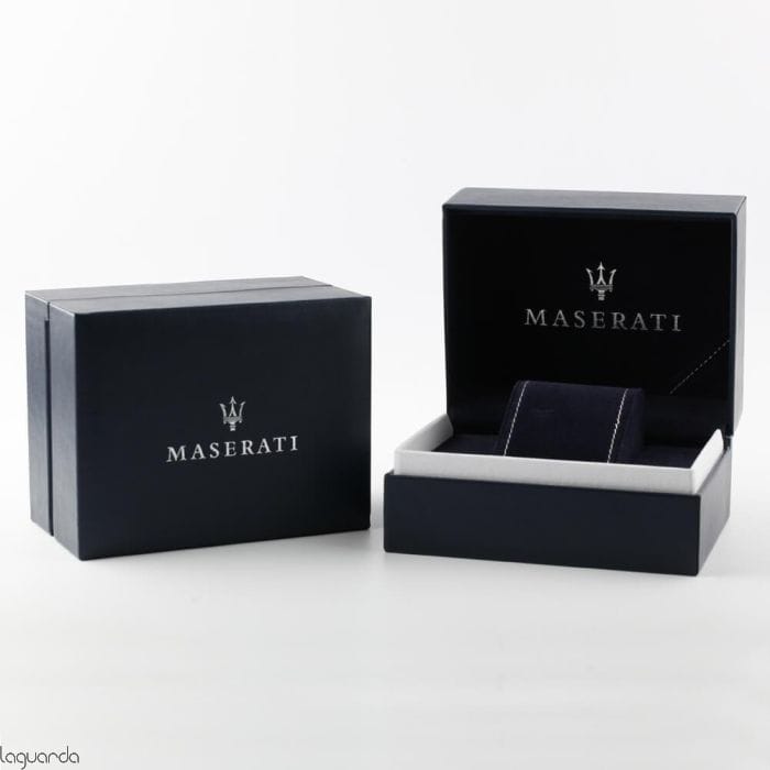 Maserati Traguardo Chronograph Blue Dial Black Silicone Strap Watch For Men - R8871612044