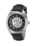 Maserati Traguardo Automatic Black Dial Black Leather Strap Watch For Men - R8871612001