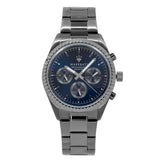 Maserati Competizione Blue Dial Grey Steel Strap Watch For Men - R8853100019