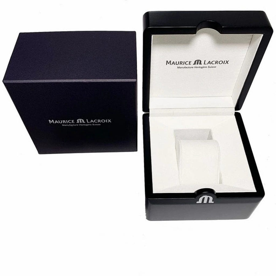 Maurice Lacroix Aikon Automatic Black Dial Silver Steel Strap Watch for Men - AI1807-SS002-330-1