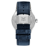 Maurice Lacroix Aikon Automatic Blue Dial Blue Leather Strap Watch For Men - AI6008-ss001-430-1