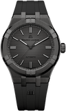 Maurice Lacroix Aikon Automatic Gunmetal Dial Black Rubber Strap Watch For Men - AI6008-PVB00-330-2