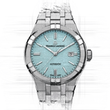 Maurice Lacroix Aikon Automatic Limited Summer Edition Blue Dial Silver Steel Strap Watch For Men - AI6008-SS00F-431-1
