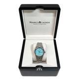 Maurice Lacroix Aikon Automatic Sky Blue Dial Silver Steel Strap Watch For Men - AI6008-SS00F-431-C