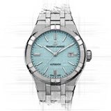 Maurice Lacroix Aikon Automatic Sky Blue Dial Silver Steel Strap Watch For Men - AI6008-SS00F-431-C