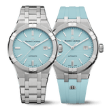 Maurice Lacroix Aikon Automatic Sky Blue Dial Silver Steel Strap Watch For Men - AI6008-SS00F-431-C