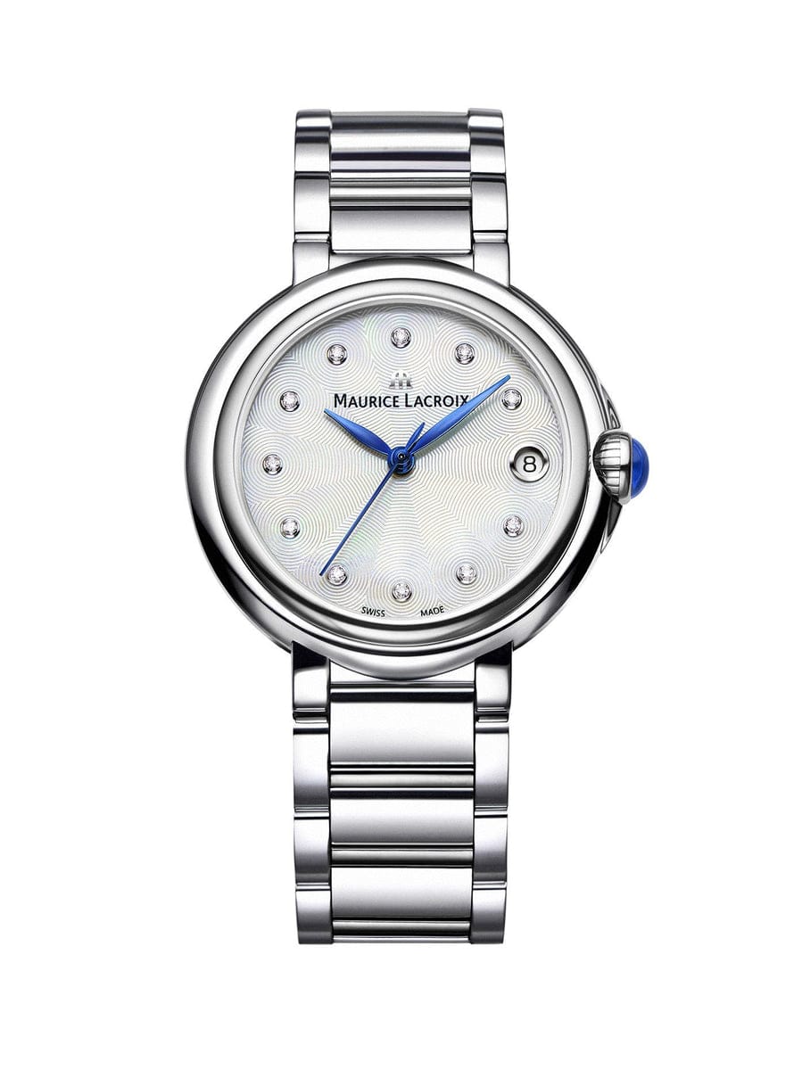Maurice Lacroix Fiaba Mother of Pearl Dial Silver Steel Strap Watch for Women - FA1004-SS002-170-1