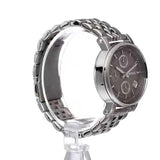 Fossil Boyfriend Chronograph Brown Dial Silver Steel Strap Watch for Women - ES3747