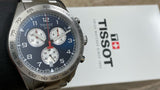 Tissot PRS 516 Chronograph Blue Dial Blue Steel Strap Watch for Men - T131.617.11.042.00