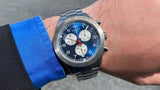 Tissot PRS 516 Chronograph Blue Dial Blue Steel Strap Watch for Men - T131.617.11.042.00