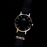 Daniel Wellington watch with black face
