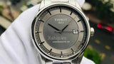 Tissot Luxury Powermatic 80 Grey Dial Silver Steel Strap Watch for Men - T086.407.11.061.00