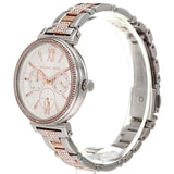 Michael Kors Sofie Chronograph White Dial Two Tone Steel Strap Watch For Women - MK4353