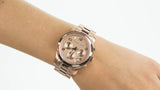 Michael Kors Runway Rose Gold Dial Rose Gold Steel Strap Watch for Women - MK5128