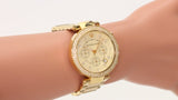 Michael Kors Parker Gold Dial Gold Steel Strap Watch for Women - MK5354