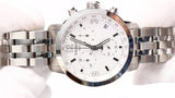 Tissot PRC 200 Chronograph White Dial Silver Steel Strap Watch For Men - T055.417.11.017.00