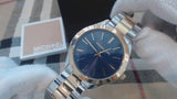 Michael Kors Slim Runway Blue Dial Two Tone Steel Strap Watch for Women - MK3479