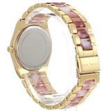 Michael Kors Channing Quartz Mother of Pearl Pink Dial Two Tone Steel Strap Watch For Women - MK6650