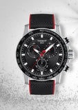 Tissot Supersport Vuelta Special Edition Chrono Black Dial Black Nylon Strap Watch for Men - T125.617.17.051.01