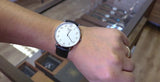 Tissot Everytime Large White Dial Black Leather Strap Watch For Men - T109.610.16.032.00