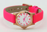 Marc Jacobs Henry White Dial Pink Leather Strap Watch for Women - MBM1237