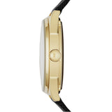 Marc Jacobs Tether Black Dial Black Leather Strap Watch for Women - MBM1376