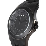 Marc Jacobs Pelly Black Dial Black Rubber Strap Watch for Women - MBM2510