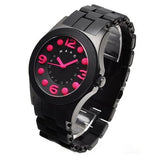 Marc Jacobs Pelly Black Dial Black Silicone Strap Watch for Women - MBM2517