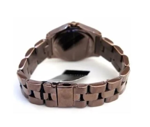 Marc Jacobs Amy Brown Dial Brown Steel Strap Watch for Women - MBM3128