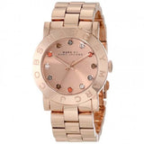 Marc Jacobs Blade Rose Gold Dial Rose Gold Stainless Steel Strap Watch for Women - MBM3142