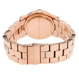 Marc Jacobs Amy Purple Rose Gold Steel Strap Watch for Women - MBM8616