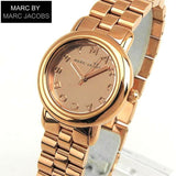 Marc Jacobs Marci Rose Gold Dial Rose Gold Stainless Steel Strap Watch for Women - MBM3099