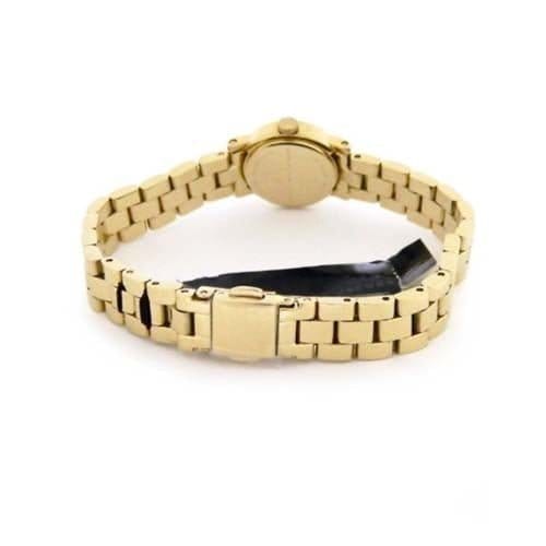 Marc Jacobs Amy Dinky Blue Dial Gold Steel Strap Watch for Women - MBM3229