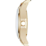 Marc Jacobs Henry Gold Skeleton Dial Gold Stainless Steel Strap Watch for Women - MBM3263